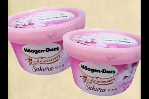 Japan: Häagen-Dazs Cherry Blossom Ice Cream